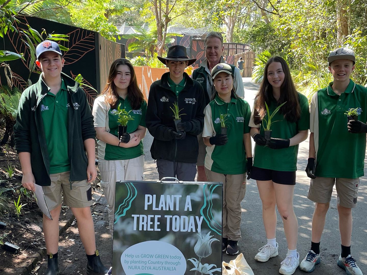YATZ students Plant A Tree Today 