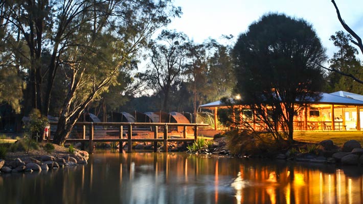 Relax by the Billabong during your camping experience