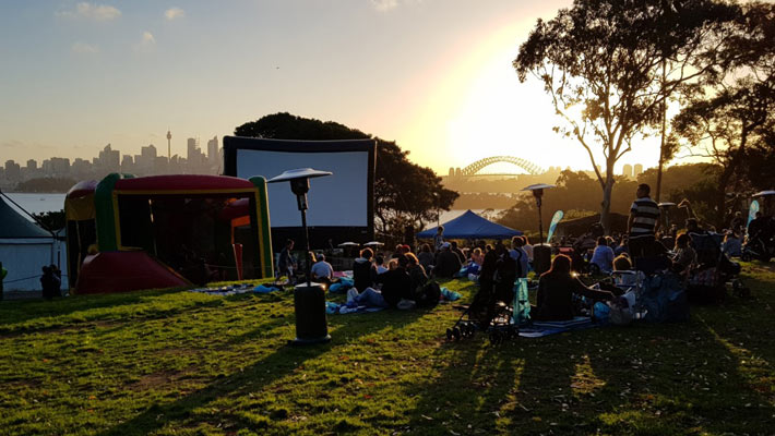 Concert lawns picnic area