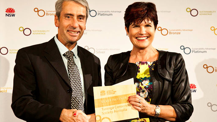Taronga being awarded Gold partnership status