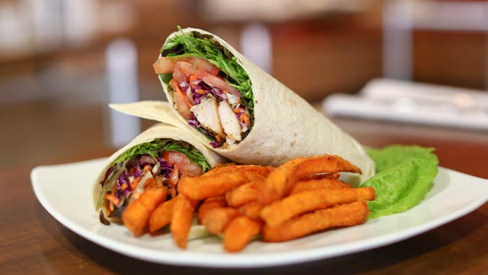Food at Bakhita's Cafe