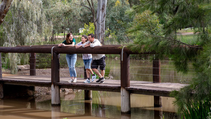 Relax by the Billabong during your camping experience