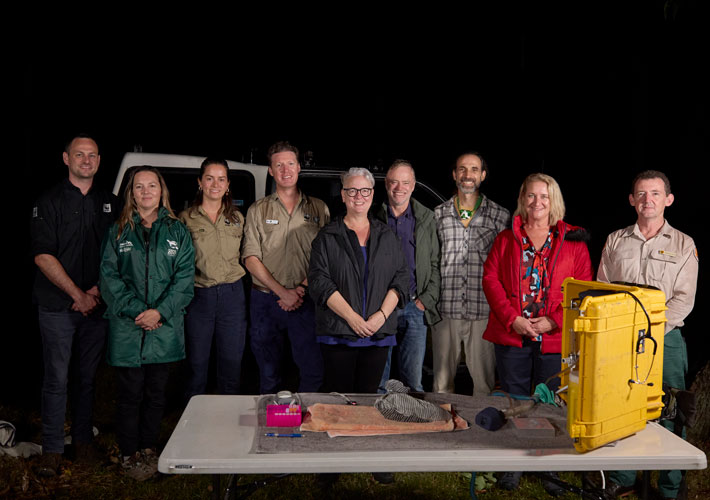 Platypus survey project team. Richard Freeman