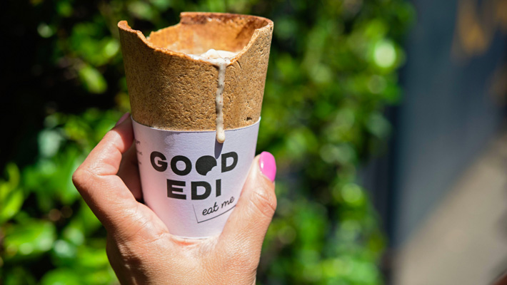 Good-Edi cups can be used for all types of beverages from a latte to an affogato.