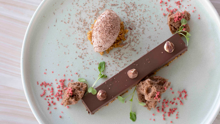 Dessert at Me Gal - Chocolate Delice.