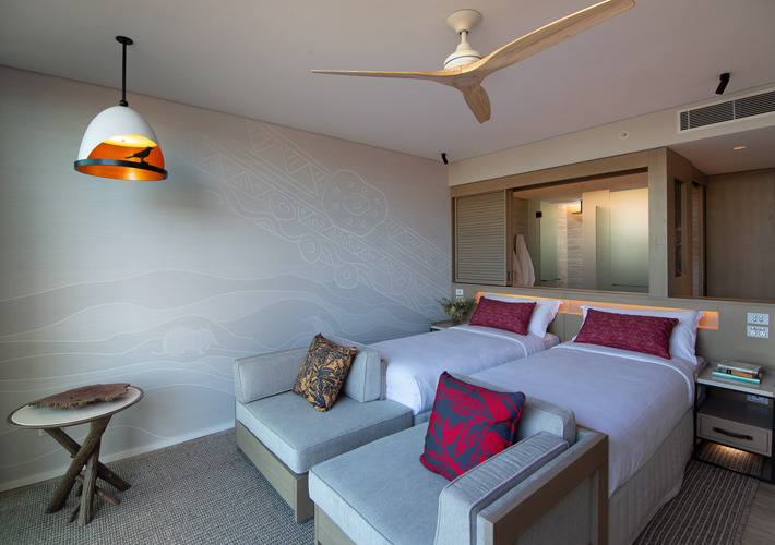Twin beds set-up for children and interconnected Adult room - included for every Family Escape package.